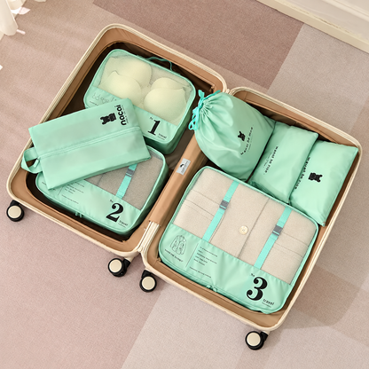 Nodsoma Pakset | 7-Piece Compression Packing Cubes